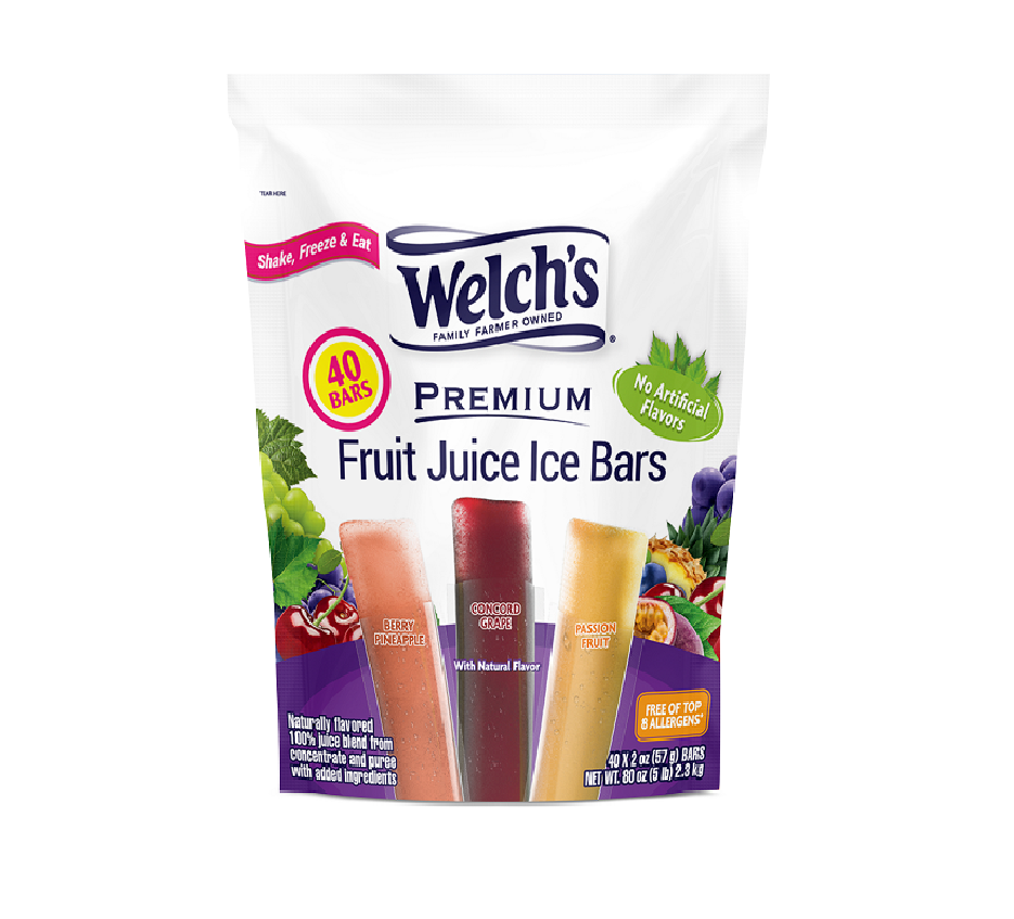 Welch's Premium Juice Ice Bars